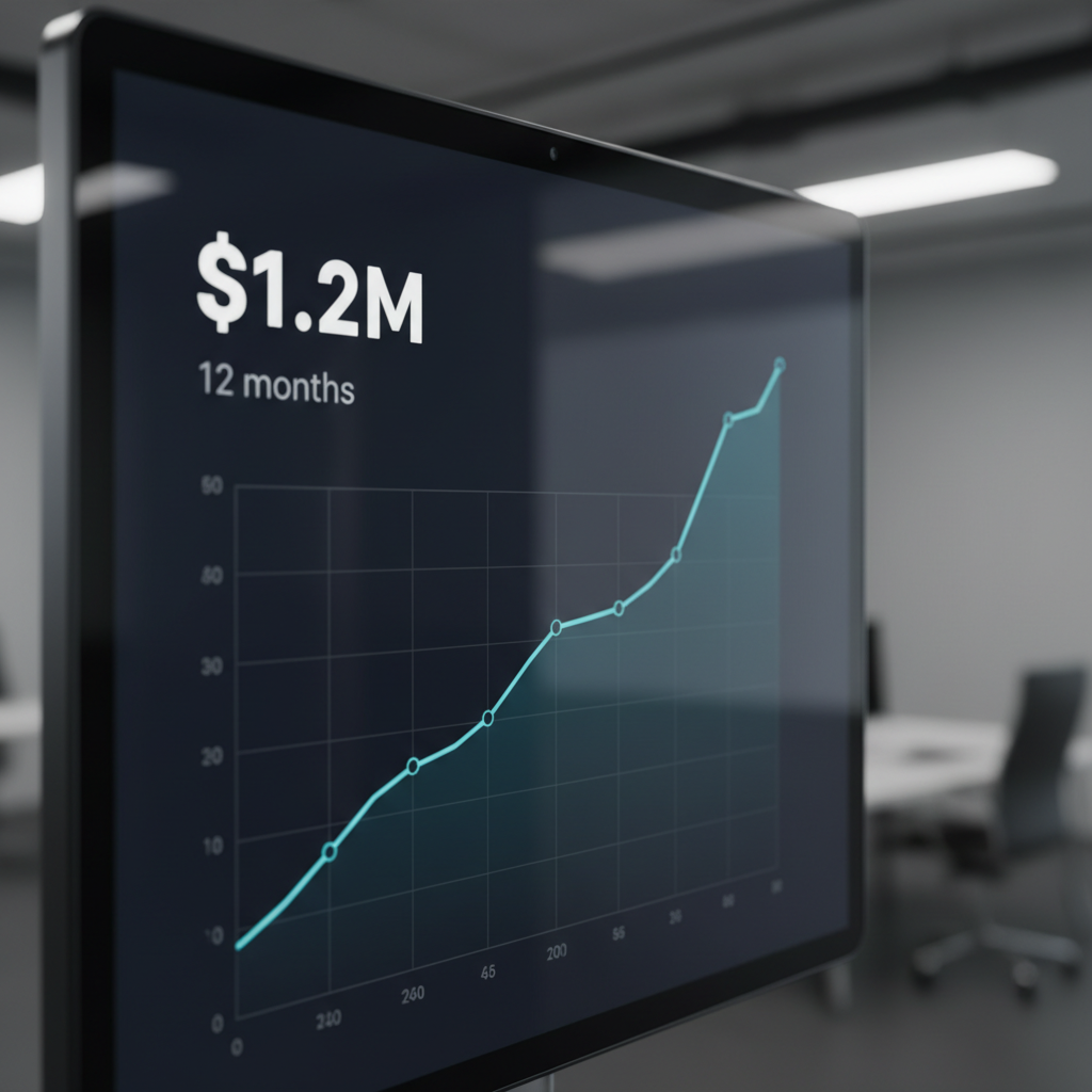 Hi Dental — $1.2M Added revenue in 12 months · $100K/mo avg